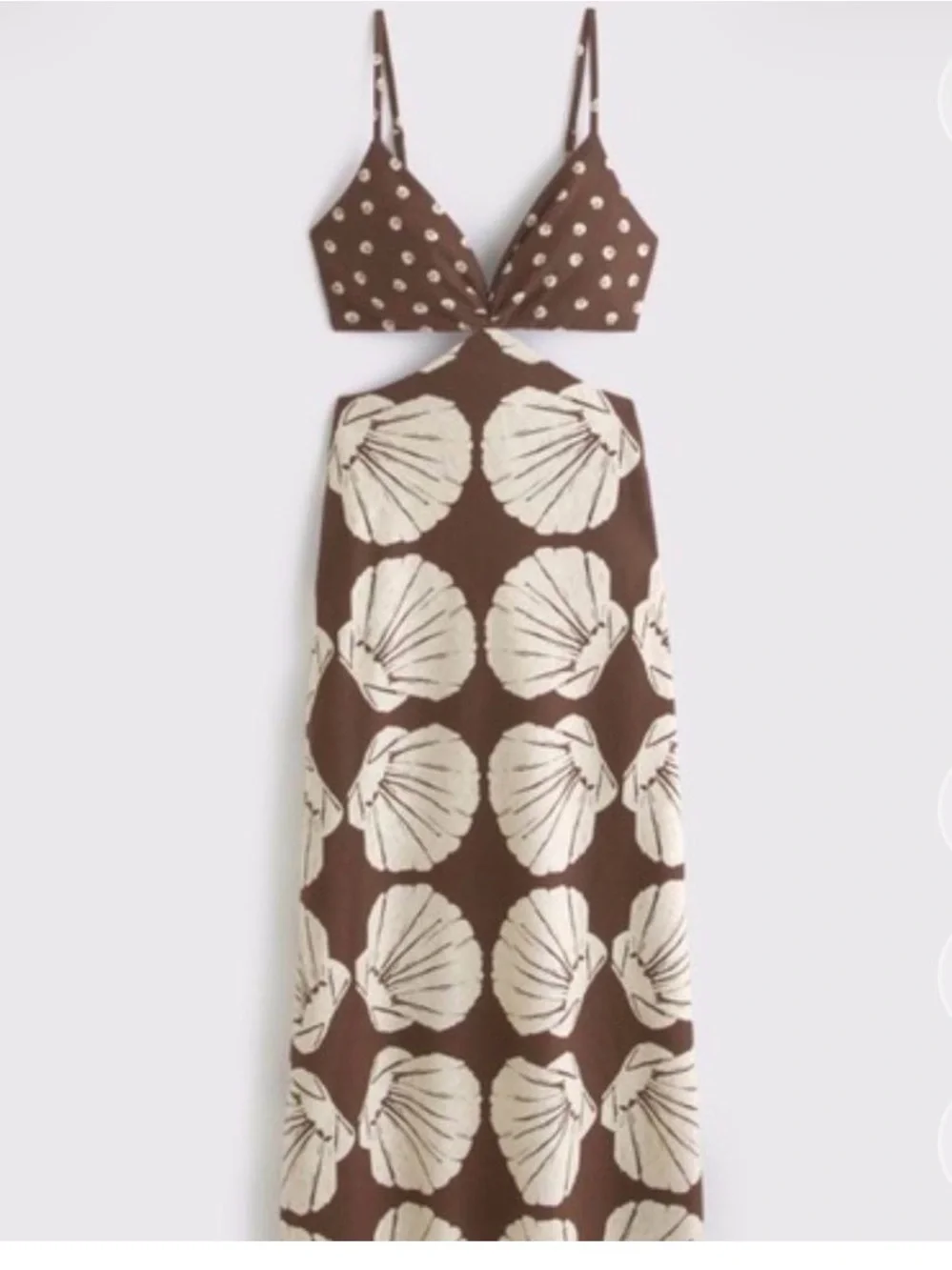 Abercrombie Women's Size Large Petite- Cut-out Maxi Dress